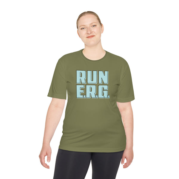 RUN ERG – 6th Anniversary Design – Unisex Performance T-shirt