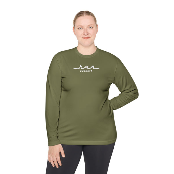 Run Everett – Unisex Performance Long-sleeve T-shirt