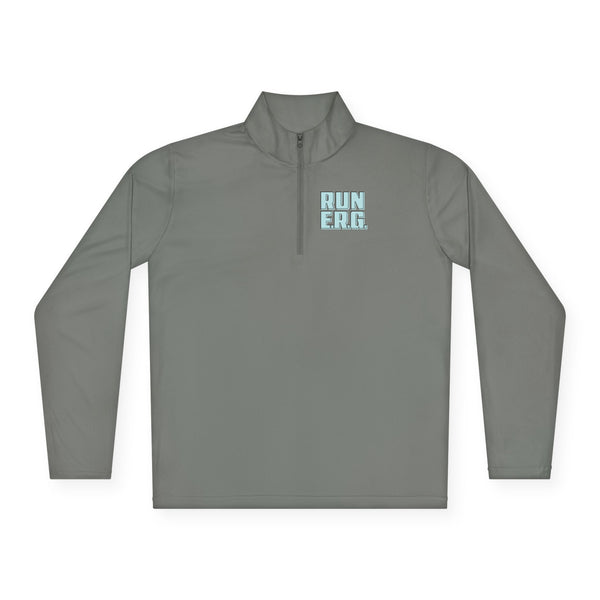 RUN ERG – 6th Anniversary Design – Unisex Performance Quarter-zip Pullover