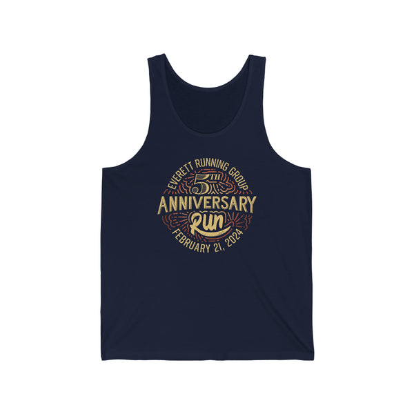 Everett Running Group – 5th Anniversary Run – Unisex Jersey Tank