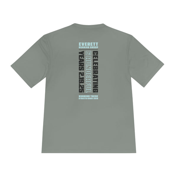 RUN ERG – 6th Anniversary Design – Unisex Performance T-shirt