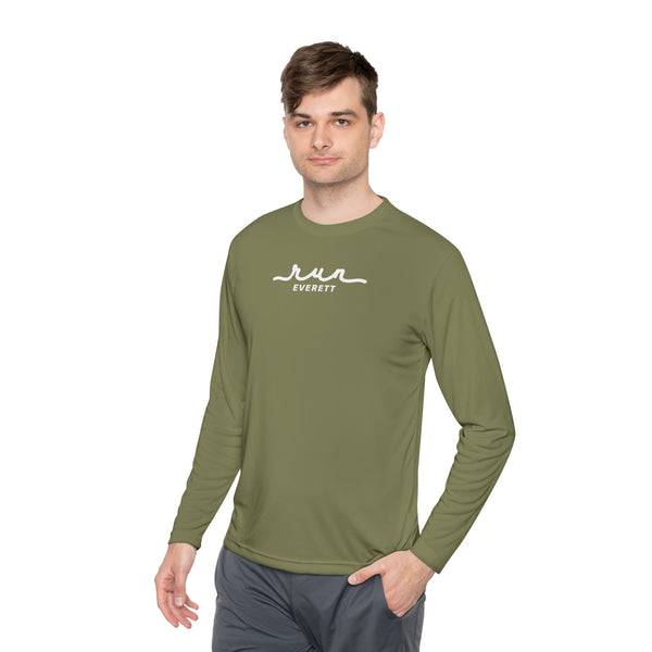 Run Everett – Unisex Performance Long-sleeve T-shirt