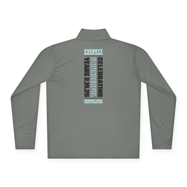 RUN ERG – 6th Anniversary Design – Unisex Performance Quarter-zip Pullover