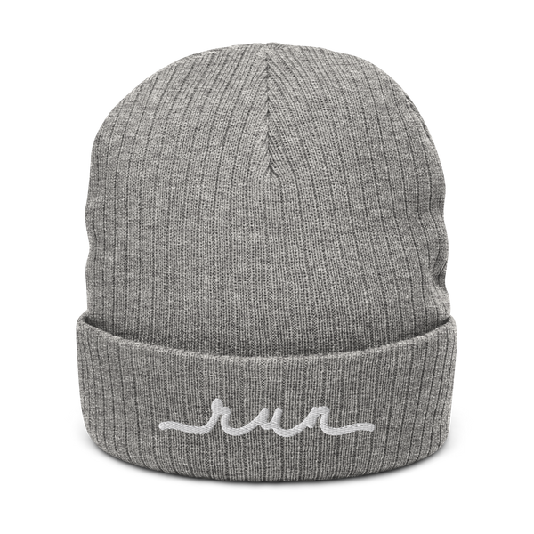 run – Ribbed Knit Beanie