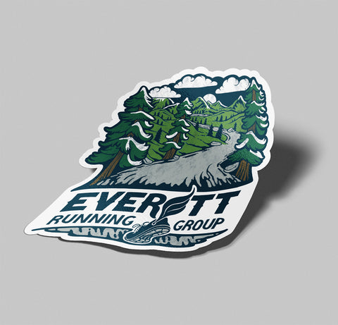 Everett Running Group Sticker