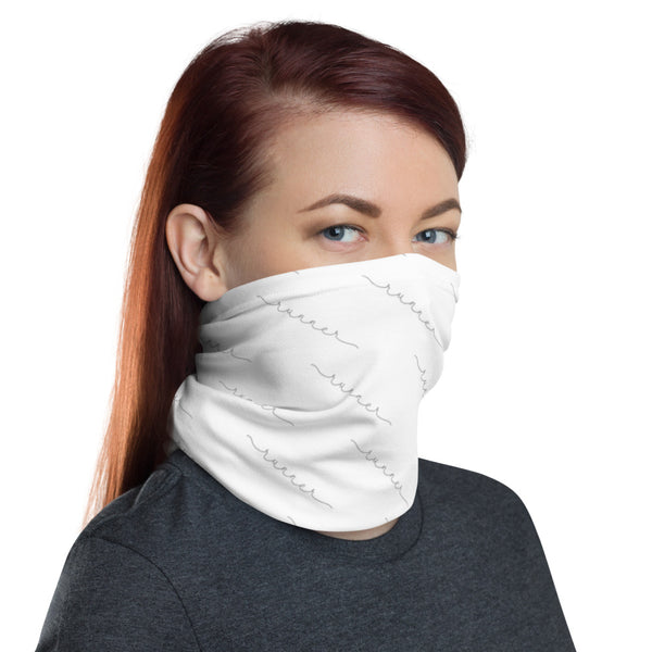 Runner – White Neck Gaiter