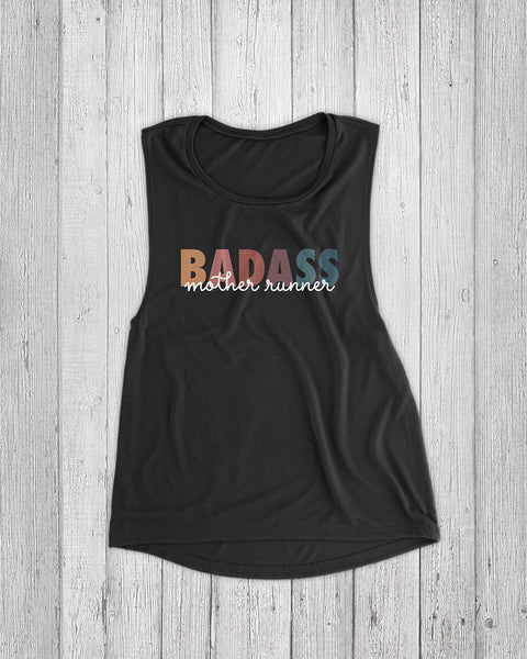 Badass – Mother Runner – Women's Muscle Tank