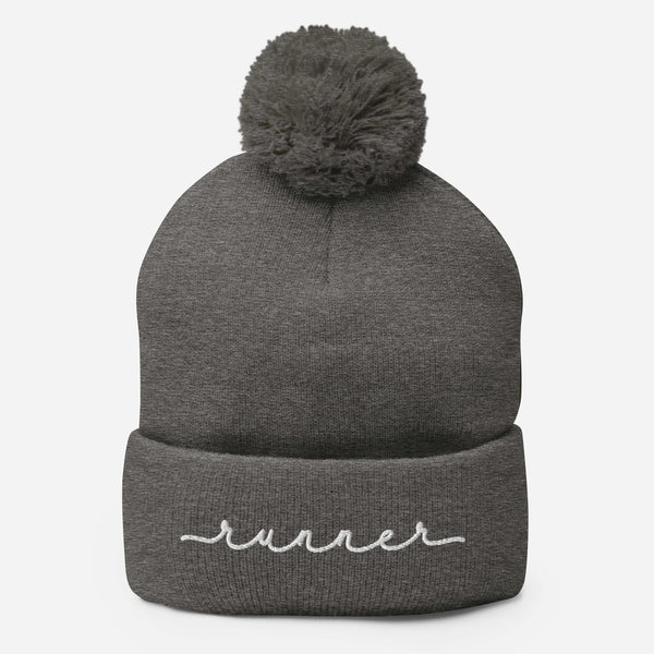 Runner – Solid Pom Beanie